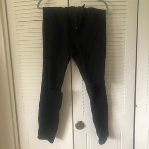 American Eagle Size 14 Next Level Stretch Super High Waist Black Jegging